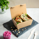 Vegware Compostable Microflute Takeaway Box 6x5" (Pack 300)