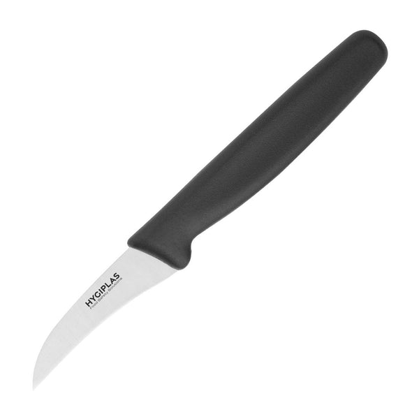 Hygiplas Gemüsemesser Schwarz 6,5 cm