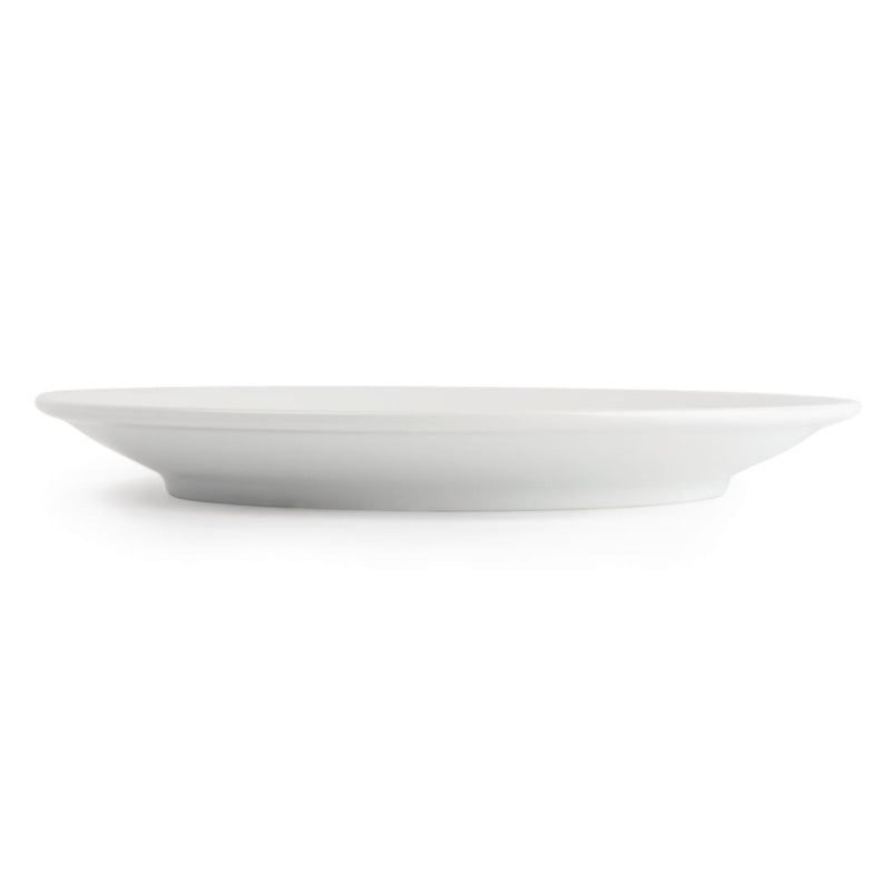 Royal Porcelain Coupe-Teller, klassisch, Weiß, 260 mm, 12 Stück