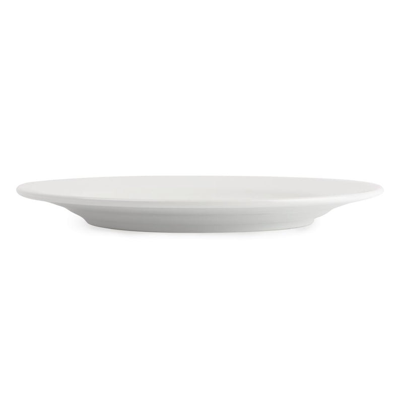 Royal Porcelain Classic White Teller mit breitem Rand, 210 mm, 12 Stück