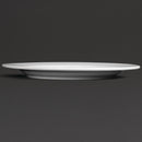 Royal Porcelain Classic White Teller mit breitem Rand, 260 mm, 12 Stück