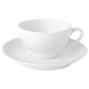 Royal Porcelain klassische weiße Teetassen, 180 ml, 12 Stück