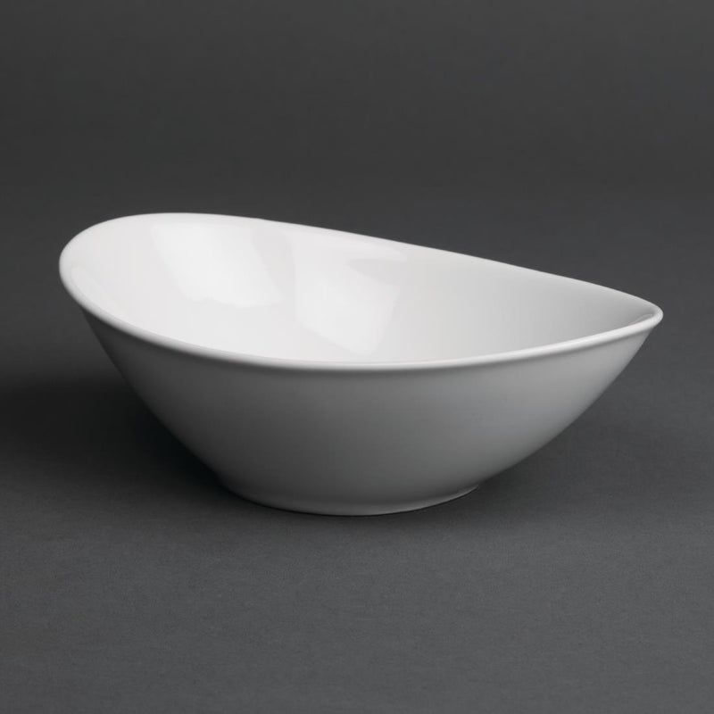 Royal Porcelain Salatschüsseln, klassisch, Weiß, 105 mm, 12 Stück