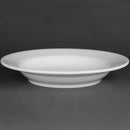 Royal Porcelain Suppenteller, klassisch, Weiß, 235 mm, 12 Stück