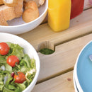 Rowlinson Quadratischer Holz-Picknicktisch 6,5 Fuß