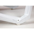 Sonnenliegen aus Polypropylen, weiß, 2 Stück