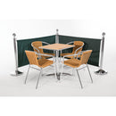 Bolero grüne Leinwandbarriere