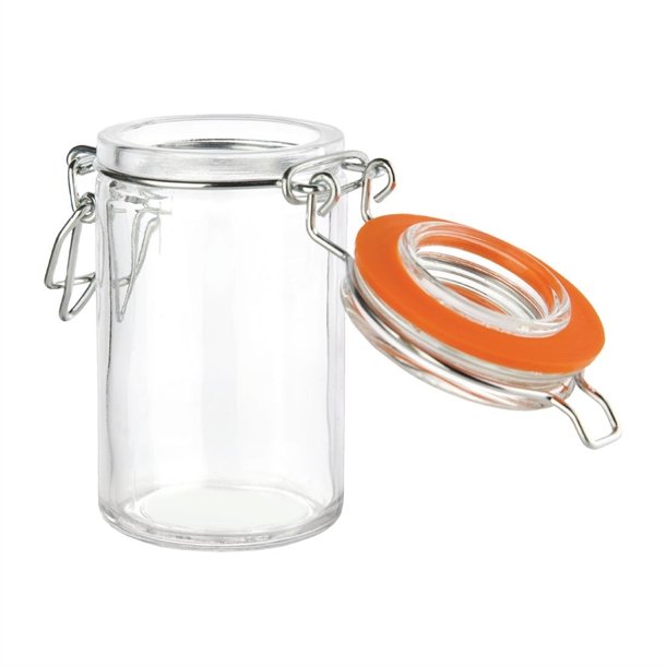 Vogue Mini-Terrinenglas aus Glas, 70 ml, 12 Stück 