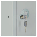 Elite fünftüriger Camlock-Schließfach, Grau