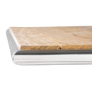 Bolero quadratische Bistro-Tischplatte aus Eschenholz, 700 mm