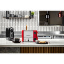 Rowlett Esprit 2-Schlitz-Toaster, Verkehrsrot, mit 2 zusätzlichen Elementen und Sandwichkäfig