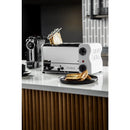 Rowlett Esprit Toaster mit 4 Schlitzen, Weiß, mit 2 zusätzlichen Elementen und Sandwichkäfig