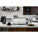 Rowlett Esprit Toaster Weiß 6 Schlitze mit 2x zusätzlichen Elementen und Sandwichkäfig