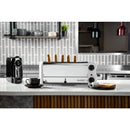 Rowlett Esprit Toaster Weiß 6 Schlitze mit 2x zusätzlichen Elementen und Sandwichkäfig