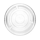 Vegware 96 Serie kompostierbare Kaltbecher, flache Deckel ohne Loch, 12/16 oz (1000 Stück)