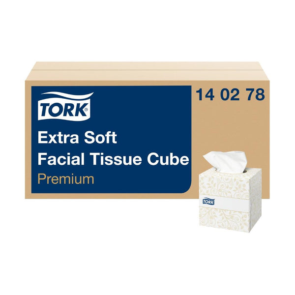 Tork Premium Extra Soft Kosmetiktücher Würfel 2-lagig (30x100)