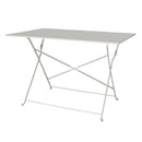 Bolero Pavement Style Folding Table Grey 1100mm x 700mm
