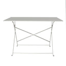 Bolero Pavement Style Folding Table Grey 1100mm x 700mm