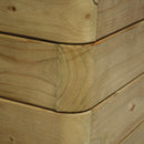 Rowlinson Marberry Layer Pflanzgefäß, rechteckig, Naturholz, 100 cm