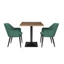 Bolero Kompletter quadratischer Tisch 700 mm