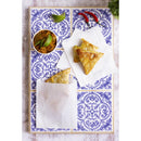 Vegware Papier-Flachbeutel aus weißem Kraftpapier, 17,8 x 17,8 cm (Karton mit 1000 Stück)