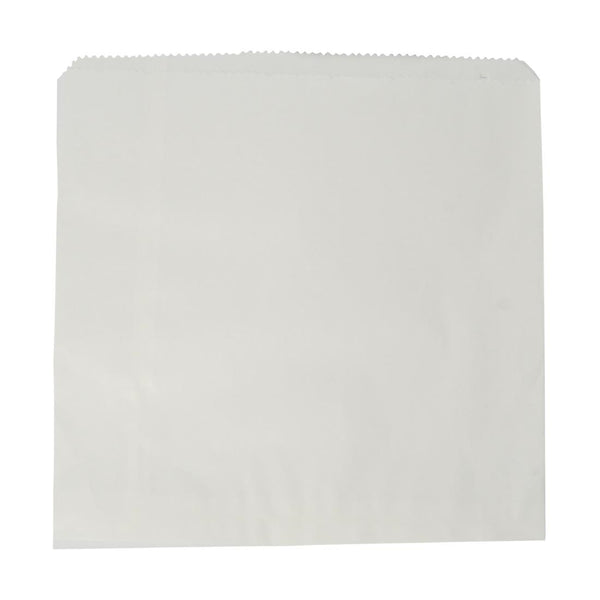 Vegware Paper White Kraft Flat Bag 7"x7" (Case of 1000)