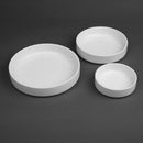 Olympia Whiteware Flat Walled Bowl - 215mm 8 1/2" (Box of 4)