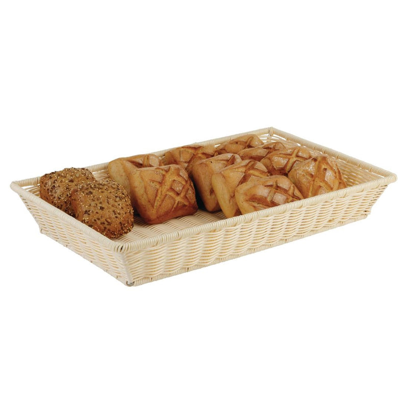 APS Polypropylene Rattan Display Basket 300 x 220mm