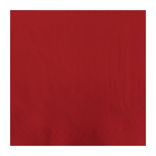 Fasana Lunch Napkin Red 33x33cm 2ply 1/4 Fold (Pack of 1500)