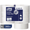 Tork Jumbo Toilet Paper 2-Ply 360m (Pack of 6)