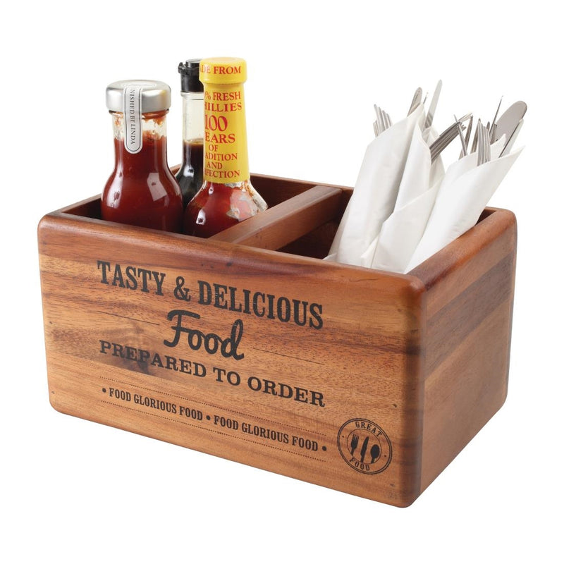 T&amp;G Food Glorious Food Tischablage mit Kreidetafel