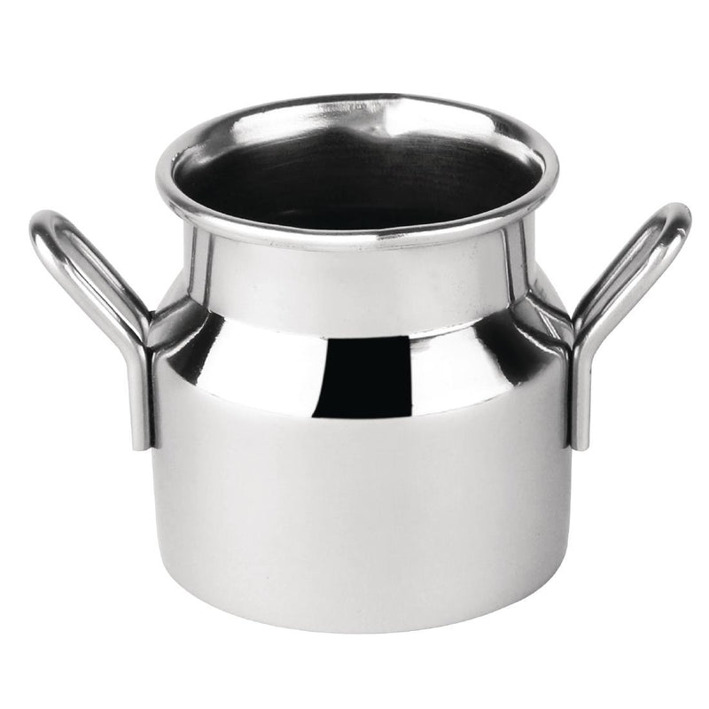 Olympia Mini-Milchkanne aus Edelstahl, klein, 60 ml