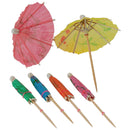 Fiesta Recyclable Paper Parasols Mixed Colours (Pack of 144)