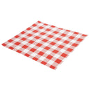 Greaseproof Paper Sheets Red Gingham 250 x 250mm (Pack of 200)