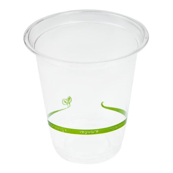 Vegware Compostable PLA Slim Cold Cups 200ml / 7oz (Pack of 1000)