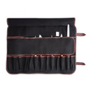 Boldric Canvas Messertasche Schwarz 17 Fächer