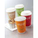 Huhtamaki Enjoy Gobelets chauds jetables à double paroi 225 ml / 8 oz (paquet de 875)