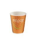 Huhtamaki Enjoy Gobelets chauds jetables à double paroi 225 ml / 8 oz (paquet de 875)