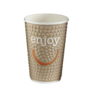 Huhtamaki Enjoy doppelwandige Einweg-Wärmebecher, 455 ml/16 oz (560 Stück)