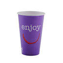 Huhtamaki Enjoy Paper Cold Cups 455ml / 16oz (Pack of 1000)