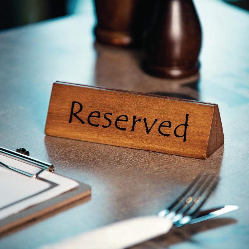 Olympia Acacia Menu Holder (Pack of 10)