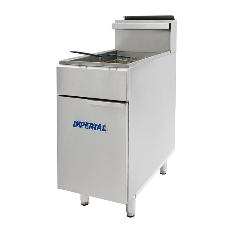 Imperial Single Tank Twin Basket Free Standing Propane Gas Fryer IFS-40-OP