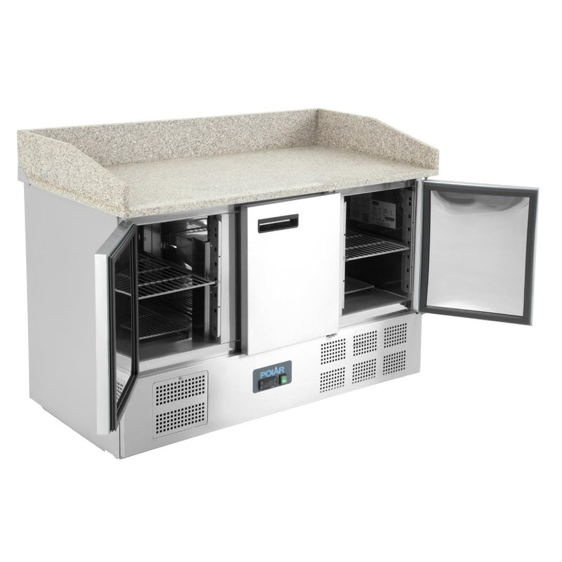 Polar G-Series Pizza-Zubereitungsthekenkühlschrank 368Ltr