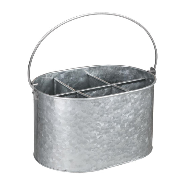 Olympia Galvanised Steel Table Tidy