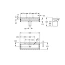KWC DVS Saturn Waschtrog 1200mm