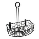 Porte-condiments en fil métallique avec pince à menu