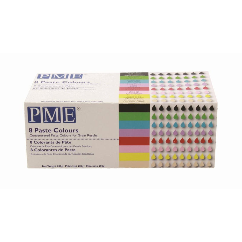 PME Pastenfarben-Set (8er-Pack)