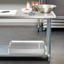 Wandvorbereitungstisch aus Edelstahl – 1200 B x 600 T x 900 H