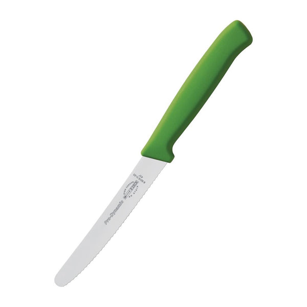 Dick Pro Dynamic Allzweckmesser mit Wellenschliff, Grün, 11 cm