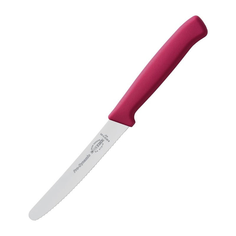 Dick Pro Dynamic Allzweckmesser mit Wellenschliff, Rosa, 11 cm